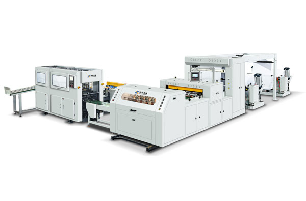 HKS-A4系列四卷全自動切紙機+包裝機